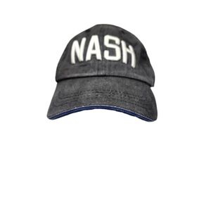 NASH Embroidered Dad Hat in Charcoal Streetwear Cap Unisex